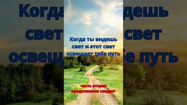 Часть вторая: Свет освещающий путь.#shorts