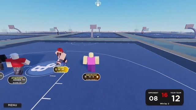 I Simple basketball I Running with an insane random? roblox basketball