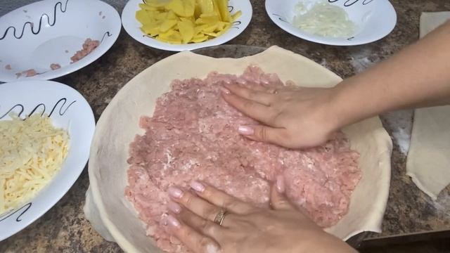 Мясной пирог. Пошаговый рецепт