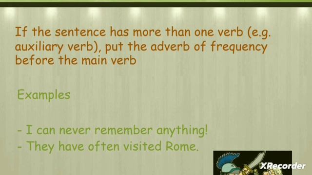 How to use Adverbs of Frequency ( usually, seldom, often etc) correctly?