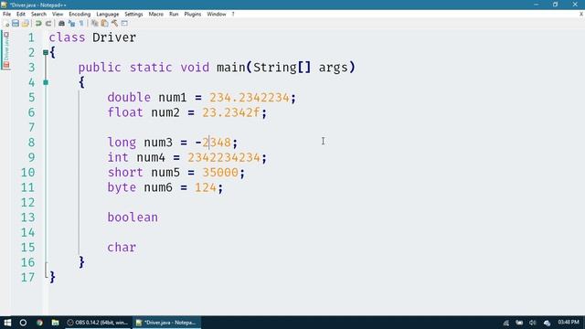 06 - Primitive Data Types | Java Tutorials