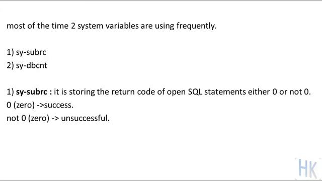 45 open SQL statements in sap abap #harikishorepoetabap