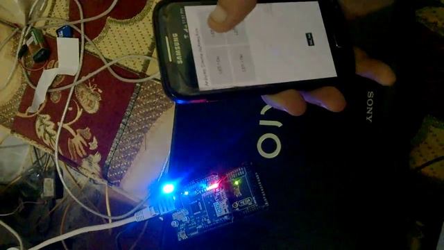 Ethernet shield arduino - Controlling LED By Android app via Internet