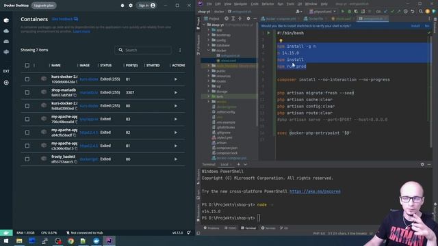 [Kurs Dockera] Apache + Laravel + docker-compose #11