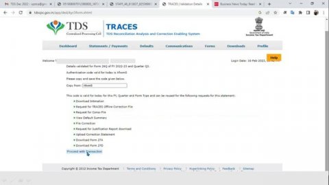 How to Download TDS Certificate from Traces II Download Form 16 and 16A II #cavedtaya