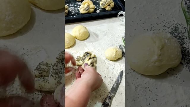 Готовим булочки с маком