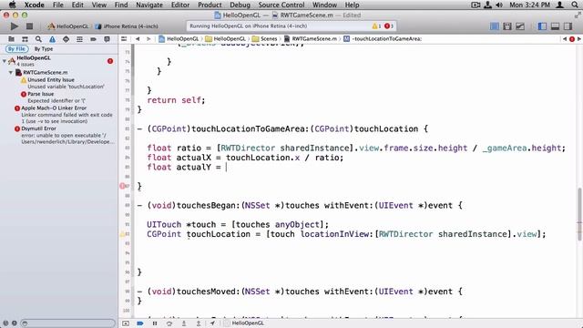 Making Games in Open GL: Part 3 - Beginning OpenGL ES and GLKit - raywenderlich.com