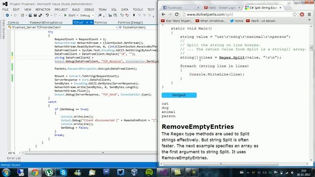 Project Truemed | C# | TCP | IM | Part 3