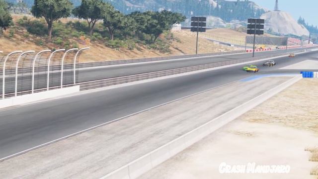 Racing Catchfence Crashes #3 | BeamNG Drive