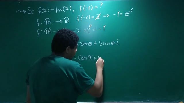 Logaritmo natural de um número negativo. ln(-x)