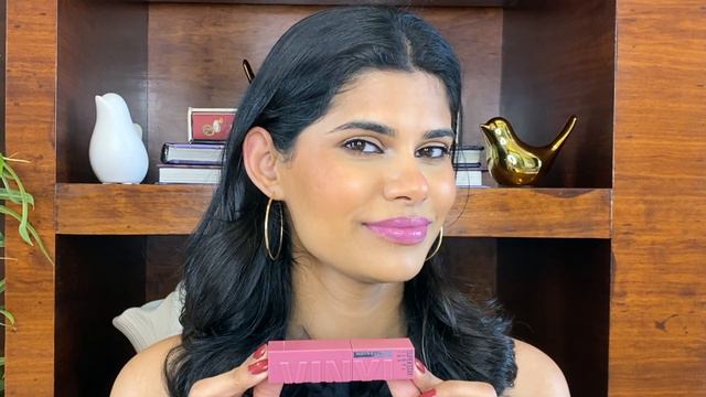 *NEW* Maybelline Superstay Vinyl Ink Lipstick | Lip Swatches + Review | Medium Skin NC42 | #nykaa