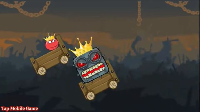 Red Ball 4 Animation | HEY! Red Ball  🆚  Boss Dark Factory