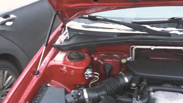 Газовые упоры на капот Forester sg5