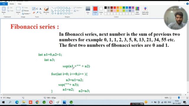 Fibonacci Series Program || Fibonacci Series Program in java print  || Coding With Ved || Coding Ve