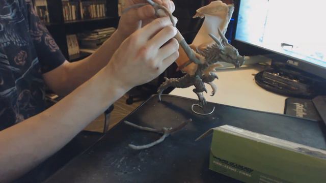 Polymer Clay Skyrim - Alduin dragon part 5 / sculpting