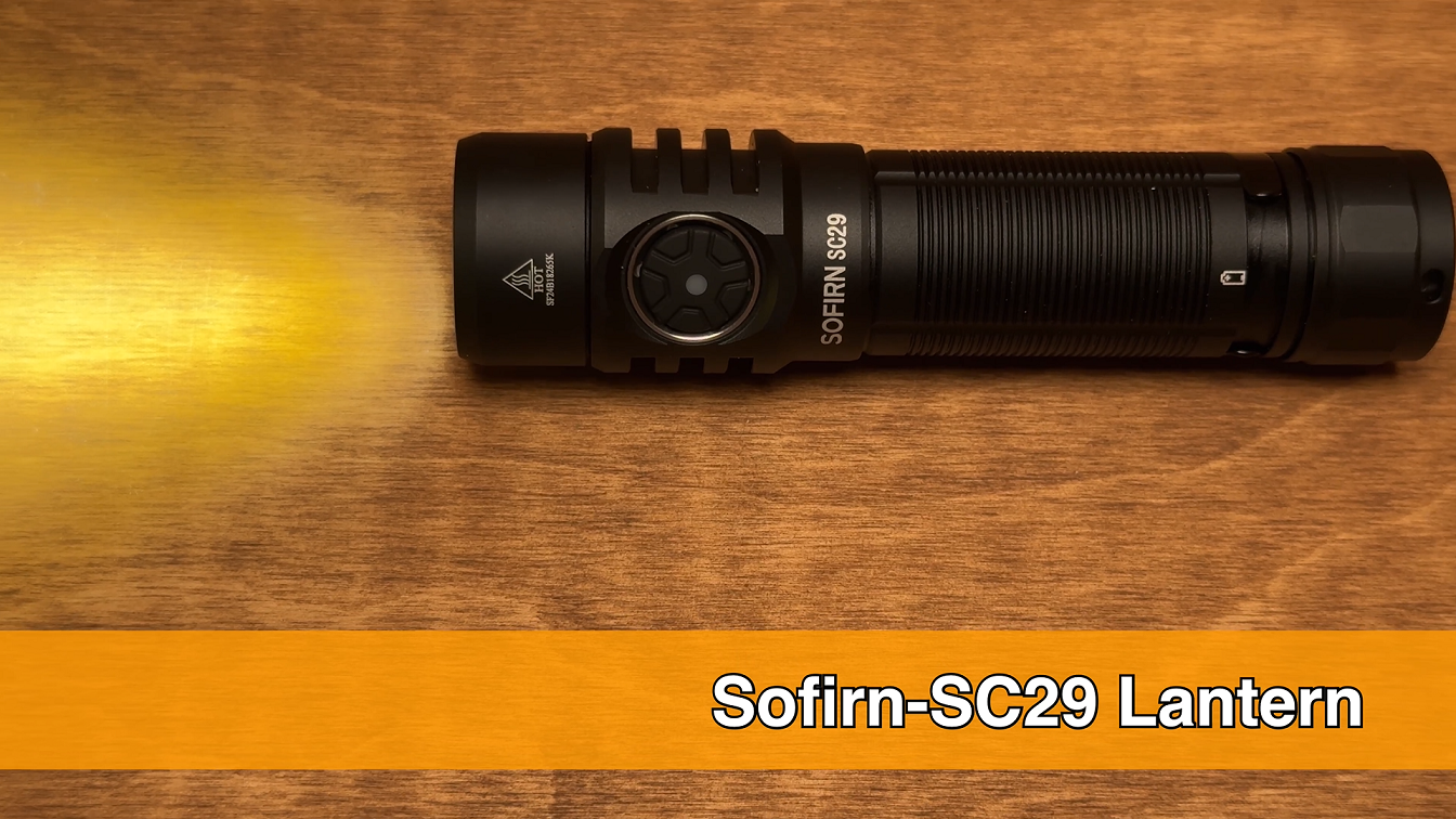 Простой и яркий! Дальность луча до 214 метров!Перезаряжаемый светодиодный фонарик Sofirn-SC29 XHP50B