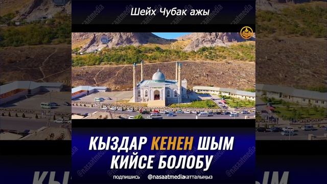 КЫЗДАР КЕНЕН ШЫМ КИЙСЕ БОЛОБУ. ШЕЙХ ЧУБАК АЖЫ ЖАЛИЛОВ