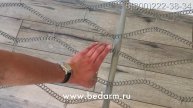 Кровать металлическая двухъярусная СР-2 в сером цвете (обзор с комментариями)