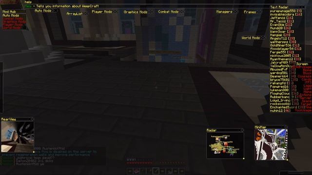 Minecraft : 1.7.2 - 1.7.5 + Hacked Client - Weepcraft - Review and Basic Features [HD]