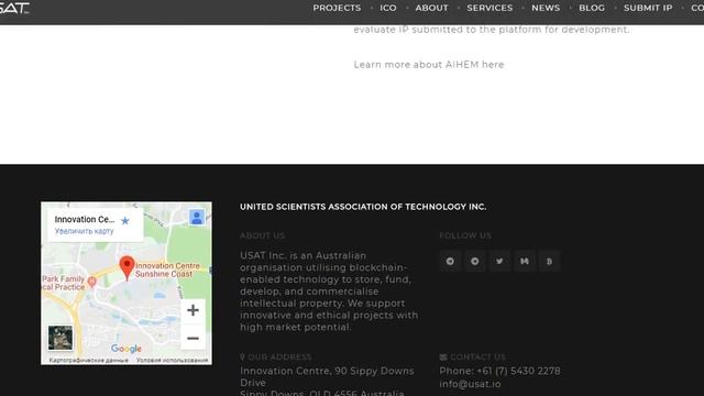 USAT - обзор ICO.
