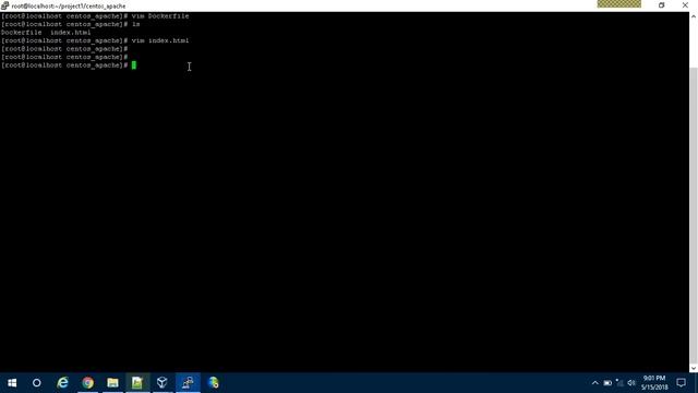 docker image using Dockerfile