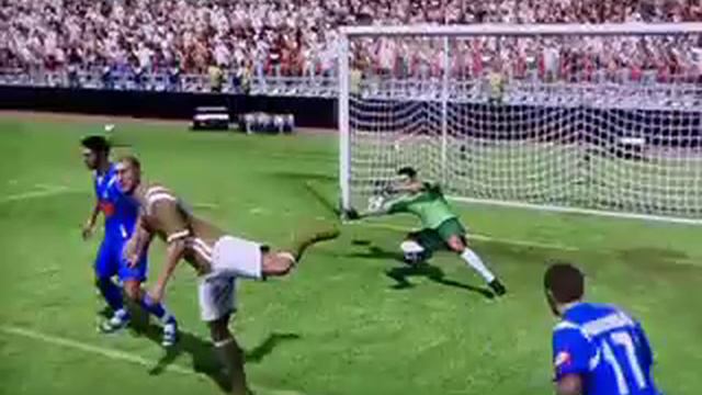 FIFA 10 - Eric Cantona mid-air backheel