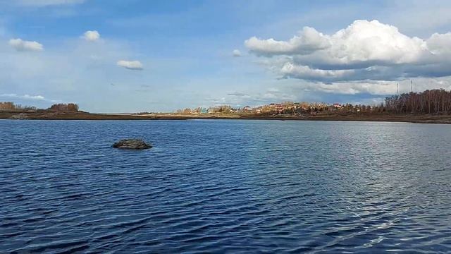 20 октября 2023 г. Берег Аргазинского водохранилища около посёлка Аргази.