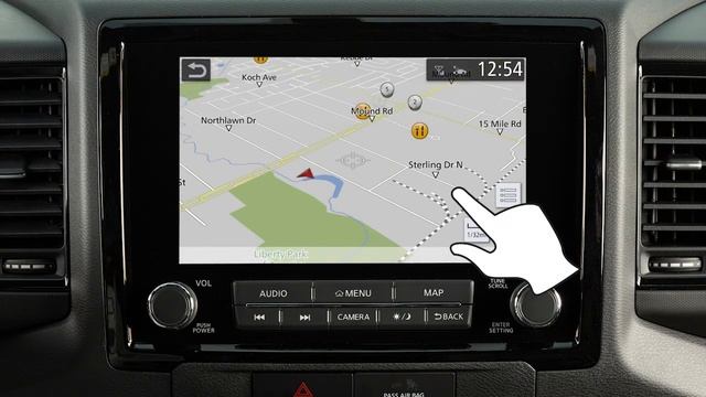 2022 Nissan Frontier - Map Screen Overview (if so equipped)