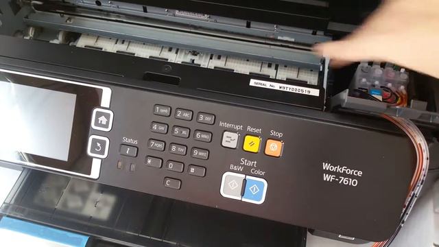 unboxing & cinstall ciss Epson WorkForce WF-7610DW