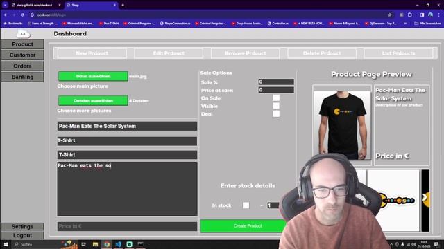 Simple Online Shop With Docker