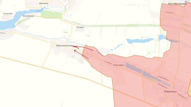 Армия России штурмует Максимильяновку, прорвавшись на 3 км и зайдя в центр