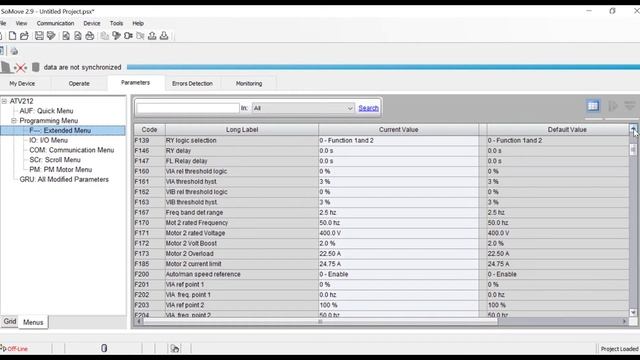 How to Program ATV212 for +/- Speed Using SoMove Software | Schneider Electric Support