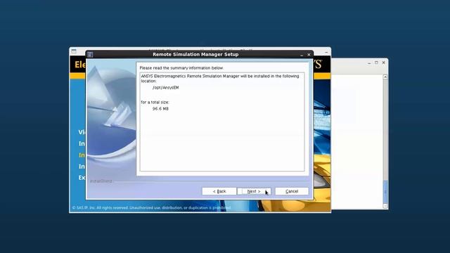Install Electromagnetics RSM On The Linux Platform