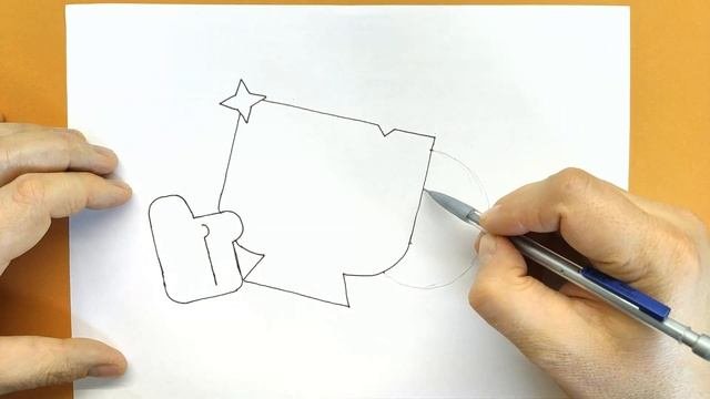 Как нарисовать значок кубка с лайком - Бравл Старс - Рисуем Значки из Бравл Старс
