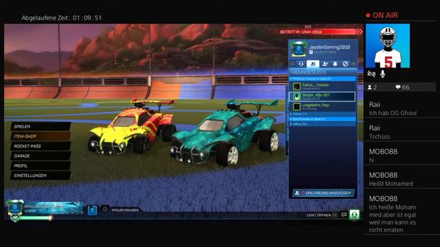 Rocket League Live Stream
