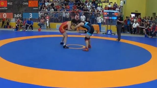 Борьба. "Poland Open"-2017. 75 кг 3-е место. Айпери Медет кызы (Кыргызстан)-Жоу Кьян (Китай)