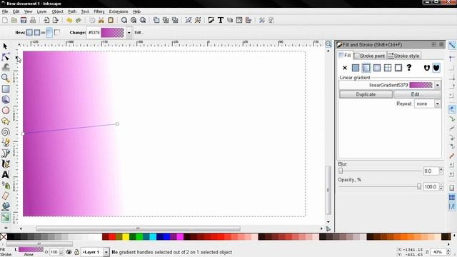Radial Gradient (Fill and Stroke PART 5) - Inkscape Beginners' Guide ep36