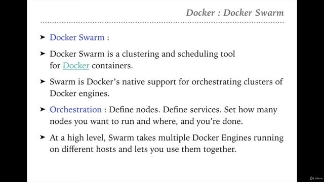 1  Docker Swarm Introduction Swarm Orchestration