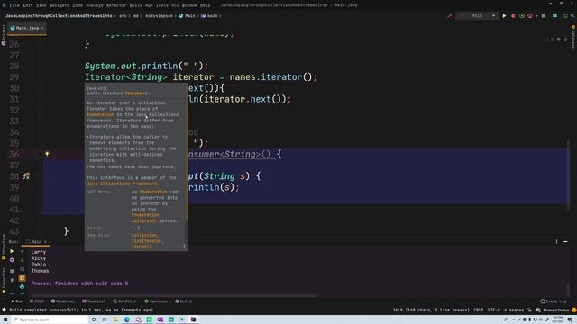 Java Tutorial - Collection Looping with forEach() and stream().forEach()