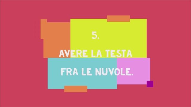 1 - САМЫЕ ПОПУЛЯРНЫЕ ИТАЛЬЯНСКИЕ ИДИОМЫ (I MODI DI DIRE ITALIANI PIU' POPOLARI)