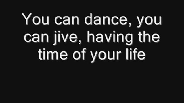 Abba Dancing Queen with lyrics