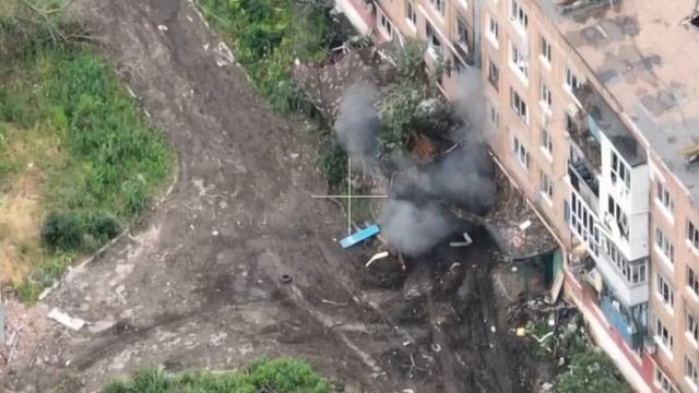 Уничтожение позиции ВСУ в Угледаре.