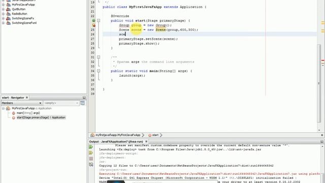 My First JavaFx Application