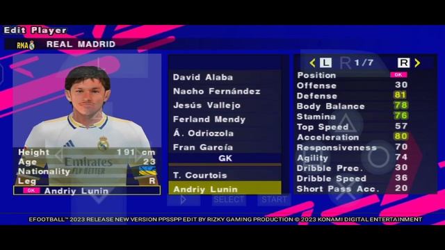 EFootball™ 2023 PPSSPP Android Offline Camera PS5 New Faces Latest Tranfers & Best Graphics