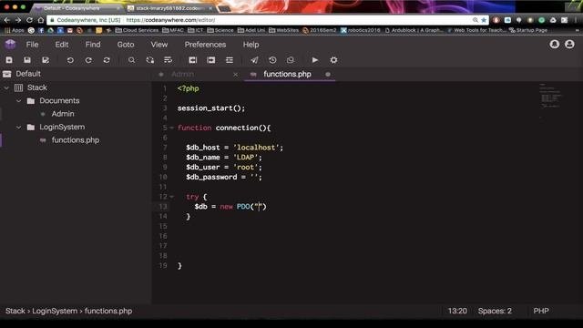 Creating A Connection To A SQL Database