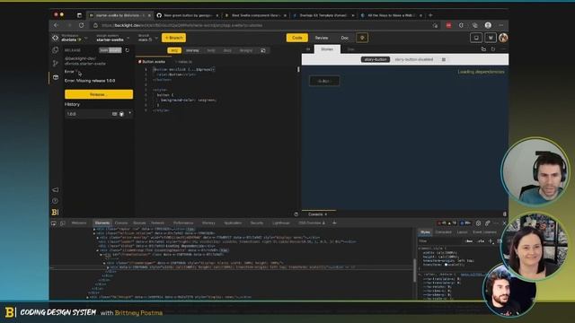 Coding Design Systems | ep06 | Svelte & Sveltekit with Brittney Postma