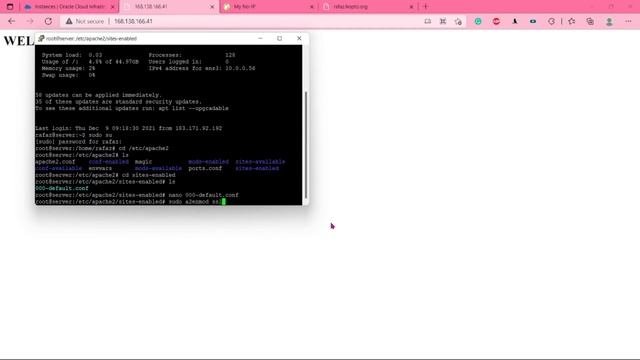 Web Server Deployment by using Oracle Cloud IBSDM054978