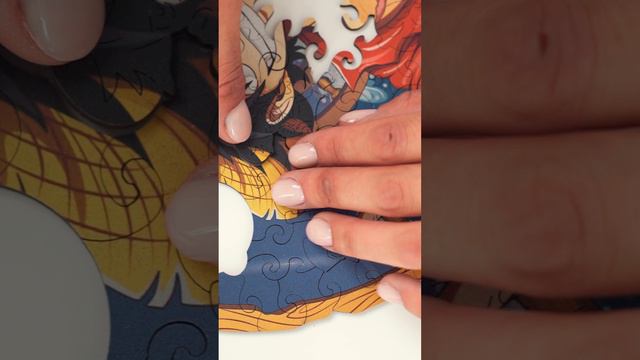 Деревянные пазлы Active Puzzles Ван Пис Monkey D.Luffy и Roronoa Zoro