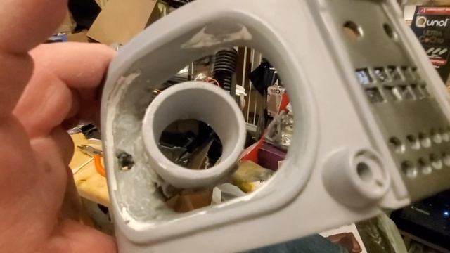 ARM SOCKET RECONSTRUCTION MID TORSO SECTION OF MY TRENDMASTERS 2FT RADIO CONTROLLED B9 ROBOT