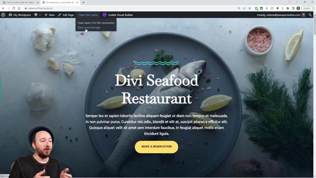 How To Add A Clear Divi Static CSS Cache + Local Storage Button To The WordPress Admin Bar